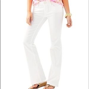 White denim Lilly Pulitzer jeans